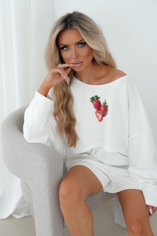 Przejdź do produktu Komplet truskawka - biały