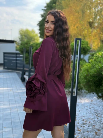 Przejdź do produktu Sukienka VALENTINA - bordo