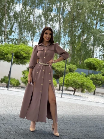 Przejdź do produktu Sukienka NATALIE - mocca