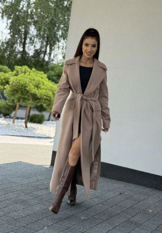 Przejdź do produktu Płaszcz ROMA - mocca