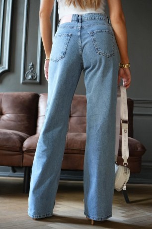 Przejdź do produktu Jeansowe spodnie BOW - light blue